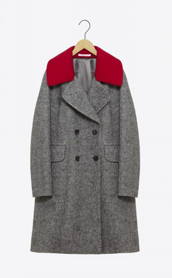 Manteau D'hiver De La Creme - Rouge - Taille 10 - Style Militaire - Occasion TBE